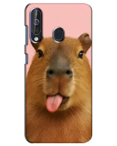 Чехол для Samsung Galaxy A60 2019 (A605F) с картинкой «Капибара с языком» Чехол для Samsung Galaxy A60 2019 (A605F) с картинкой «Капибара с языком»