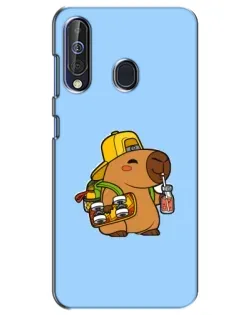 Чехол для Samsung Galaxy A60 2019 (A605F) с картинкой «Капибара на скейте» Чехол для Samsung Galaxy A60 2019 (A605F) с картинкой «Капибара на скейте»