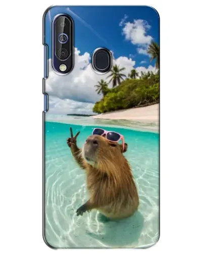 Чехол для Samsung Galaxy A60 2019 (A605F) с картинкой «Капибара на море» Чехол для Samsung Galaxy A60 2019 (A605F) с картинкой «Капибара на море»