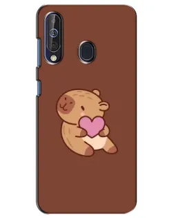 Чехол для Samsung Galaxy A60 2019 (A605F) с картинкой «Капибара с сердцем» Чехол для Samsung Galaxy A60 2019 (A605F) с картинкой «Капибара с сердцем»