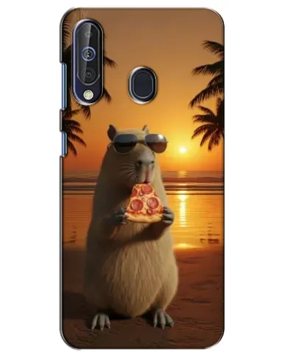 Чехол для Samsung Galaxy A60 2019 (A605F) с картинкой «Капибара с пиццей» Чехол для Samsung Galaxy A60 2019 (A605F) с картинкой «Капибара с пиццей»