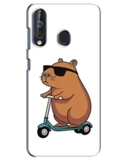 Чехол для Samsung Galaxy A60 2019 (A605F) с картинкой «Капибара на самокате» Чехол для Samsung Galaxy A60 2019 (A605F) с картинкой «Капибара на самокате»
