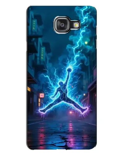Чехол для Samsung Galaxy A7 2016 (A7100, A710F) с картинкой «Jordan Gold Jumpman»