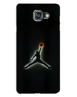 Чехол для Samsung Galaxy A7 2016 (A7100, A710F) с картинкой «Jordan Gradient Logo»