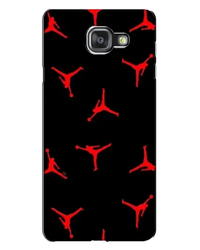 Чехол для Samsung Galaxy A7 2016 (A7100, A710F) с картинкой «Jordan Red Pattern»