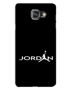 Чехол для Samsung Galaxy A7 2016 (A7100, A710F) с картинкой «Jordan White Logo»