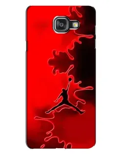 Чехол для Samsung Galaxy A7 2016 (A7100, A710F) с картинкой «Jordan Red Smoke»
