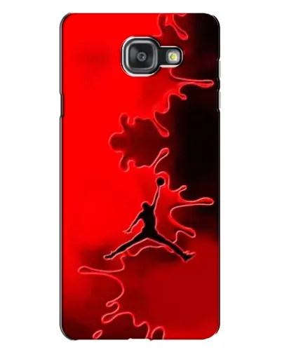Чехол для Samsung Galaxy A7 2016 (A7100, A710F) с картинкой «Jordan Red Smoke»
