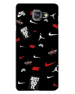Чехол для Samsung Galaxy A7 2016 (A7100, A710F) с картинкой «Nike Mix Pattern»