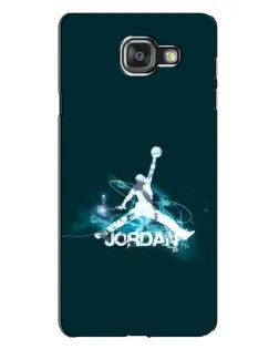 Чехол для Samsung Galaxy A7 2016 (A7100, A710F) с картинкой «Jordan Blue Fire»