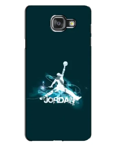 Чехол для Samsung Galaxy A7 2016 (A7100, A710F) с картинкой «Jordan Blue Fire»