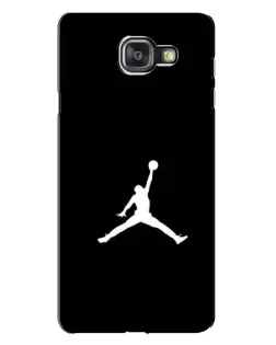 Чехол для Samsung Galaxy A7 2016 (A7100, A710F) с картинкой «Jordan Silhouette»