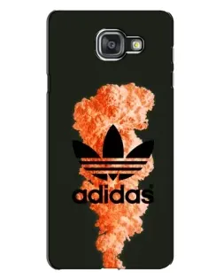 Чехол для Samsung Galaxy A7 2016 (A7100, A710F) с картинкой «Оранжевый дым Adidas» Чехол для Samsung Galaxy A7 2016 (A7100, A710F) с картинкой «Оранжевый дым Adidas»