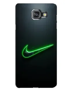 Чехол для Samsung Galaxy A7 2016 (A7100, A710F) с картинкой «Неоновый контур Nike»
