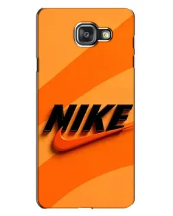 Чехол для Samsung Galaxy A7 2016 (A7100, A710F) с картинкой «Оранжевый драйв Nike»