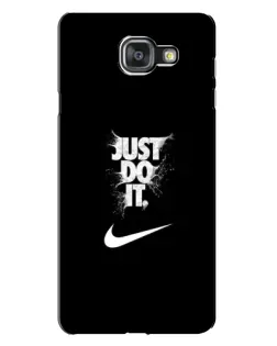 Чехол для Samsung Galaxy A7 2016 (A7100, A710F) с картинкой «Текстовый принт Nike»
