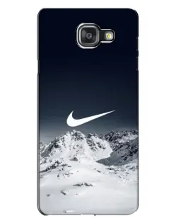 Чехол для Samsung Galaxy A7 2016 (A7100, A710F) с картинкой «Nike — зимние горы»