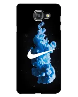 Чехол для Samsung Galaxy A7 2016 (A7100, A710F) с картинкой «Nike и синий дым»