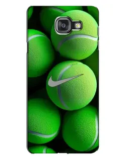 Чехол для Samsung Galaxy A7 2016 (A7100, A710F) с картинкой «Теннисные мячи Найк»