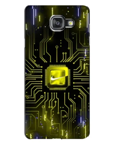 Чехол для Samsung Galaxy A7 2016 (A7100, A710F) с картинкой «Nike — золотая искра» Чехол для Samsung Galaxy A7 2016 (A7100, A710F) с картинкой «Nike — золотая искра»