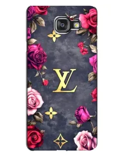 Чехол для Samsung Galaxy A7 2016 (A7100, A710F) с картинкой «Цветочный Louis Vuitton»