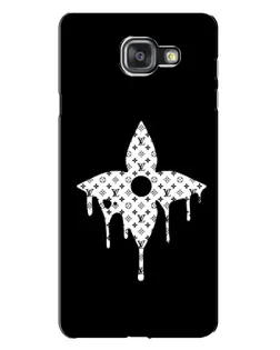 Чехол для Samsung Galaxy A7 2016 (A7100, A710F) с картинкой «Цветочная монограмма»