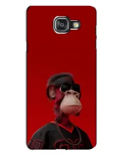 Чехол для Samsung Galaxy A7 2016 (A7100, A710F) с картинкой «Bored Ape в красном» Чехол для Samsung Galaxy A7 2016 (A7100, A710F) с картинкой «Bored Ape в красном»