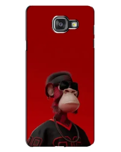 Чехол для Samsung Galaxy A7 2016 (A7100, A710F) с картинкой «Bored Ape в красном»