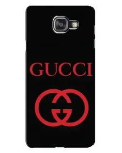 Чехол для Samsung Galaxy A7 2016 (A7100, A710F) с картинкой «Gucci — красный логотип»