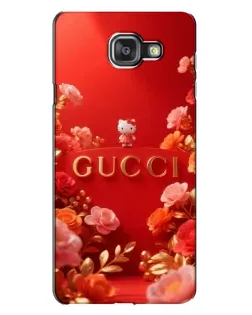 Чехол для Samsung Galaxy A7 2016 (A7100, A710F) с картинкой «Gucci — золотой сад»