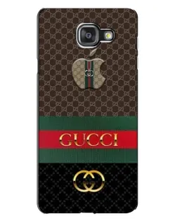 Чехол для Samsung Galaxy A7 2016 (A7100, A710F) с картинкой «Gucci — брендированный десерт»