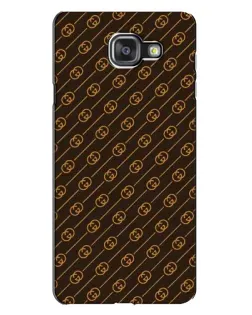 Чехол для Samsung Galaxy A7 2016 (A7100, A710F) с картинкой «Gucci — золотые диагонали»