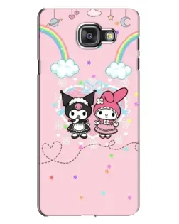 Чехол для Samsung Galaxy A7 2016 (A7100, A710F) с картинкой «My Melody и Kuromi»