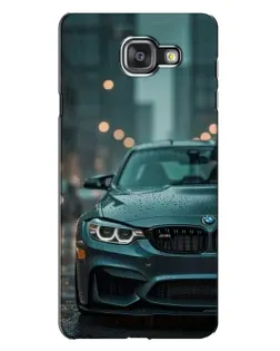 Чехол для Samsung Galaxy A7 2016 (A7100, A710F) с картинкой «BMW в огнях города»