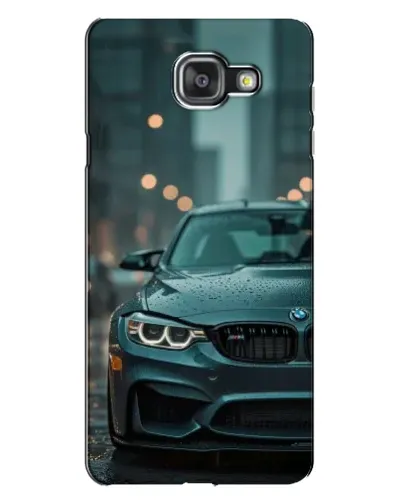 Чехол для Samsung Galaxy A7 2016 (A7100, A710F) с картинкой «BMW в огнях города»