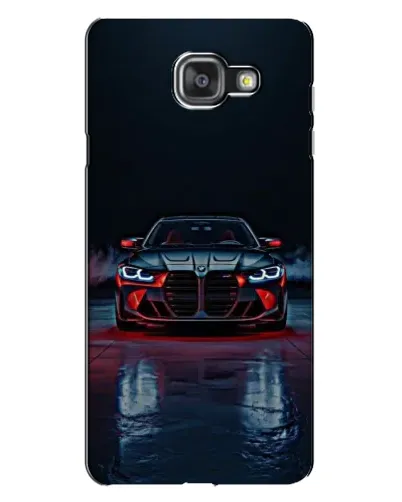 Чехол для Samsung Galaxy A7 2016 (A7100, A710F) с картинкой «BMW на мокрой дороге»