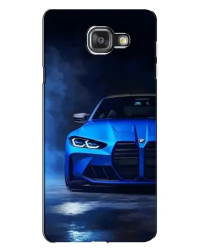 Чехол для Samsung Galaxy A7 2016 (A7100, A710F) с картинкой «Голубая BMW M4»