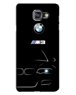 Чехол для Samsung Galaxy A7 2016 (A7100, A710F) с картинкой «Минималистичный принт BMW M3»