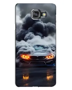 Чехол для Samsung Galaxy A7 2016 (A7100, A710F) с картинкой «BMW в дыму»