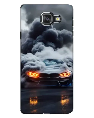 Чехол для Samsung Galaxy A7 2016 (A7100, A710F) с картинкой «BMW в дыму»