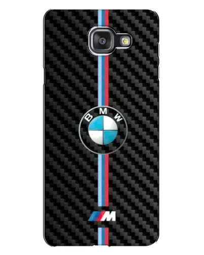 Чехол для Samsung Galaxy A7 2016 (A7100, A710F) с картинкой «Эмблема BMW и карбон»