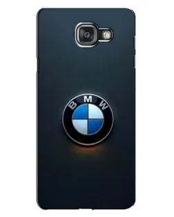 Чехол для Samsung Galaxy A7 2016 (A7100, A710F) с картинкой «Логотип BMW — минимализм»