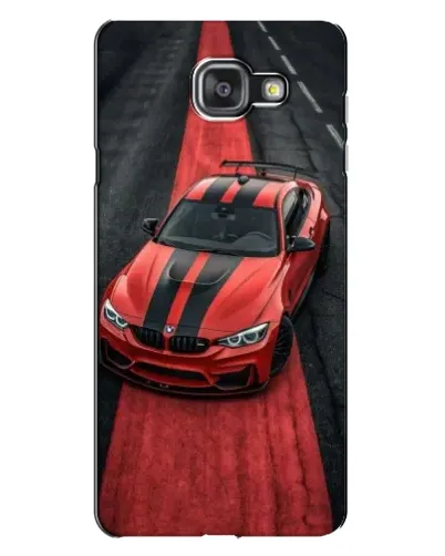 Чехол для Samsung Galaxy A7 2016 (A7100, A710F) с картинкой «BMW на красной дорожке»