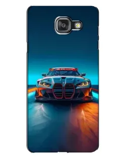 Чехол для Samsung Galaxy A7 2016 (A7100, A710F) с картинкой «BMW — огни неона»