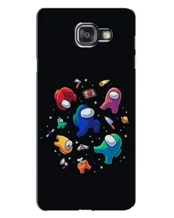Чехол для Samsung Galaxy A7 2016 (A7100, A710F) с картинкой «Among Us космос»