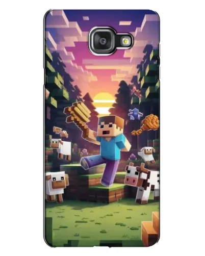 Чехол для Samsung Galaxy A7 2016 (A7100, A710F) с картинкой «Стив на ферме» Чехол для Samsung Galaxy A7 2016 (A7100, A710F) с картинкой «Стив на ферме»