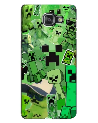 Чехол для Samsung Galaxy A7 2016 (A7100, A710F) с картинкой «Криперы Minecraft» Чехол для Samsung Galaxy A7 2016 (A7100, A710F) с картинкой «Криперы Minecraft»