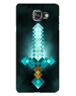 Чехол для Samsung Galaxy A7 2016 (A7100, A710F) с картинкой «Алмазный меч неон»