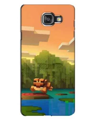 Чехол для Samsung Galaxy A7 2016 (A7100, A710F) с картинкой «Майнкрафт закат солнца» Чехол для Samsung Galaxy A7 2016 (A7100, A710F) с картинкой «Майнкрафт закат солнца»
