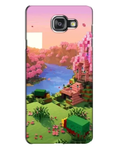 Чехол для Samsung Galaxy A7 2016 (A7100, A710F) с картинкой «Розовое дерево Minecraft» Чехол для Samsung Galaxy A7 2016 (A7100, A710F) с картинкой «Розовое дерево Minecraft»